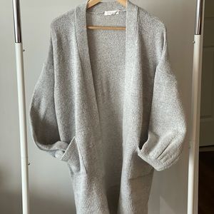 Women Loose Fit Cardigan with Pockets